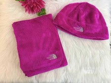 The North Face Denali Thermal  Fleece Scarf  Beanie Youth Girls Medium