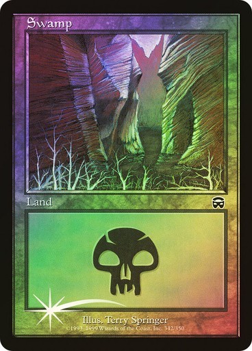 Mercadian Masques  MTG  FOIL  Swamp (#342)  Magic