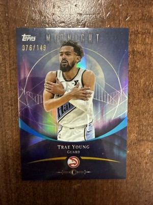 Trae Young 2025-26 Topps Midnight Basketball /149 Morning Hawks