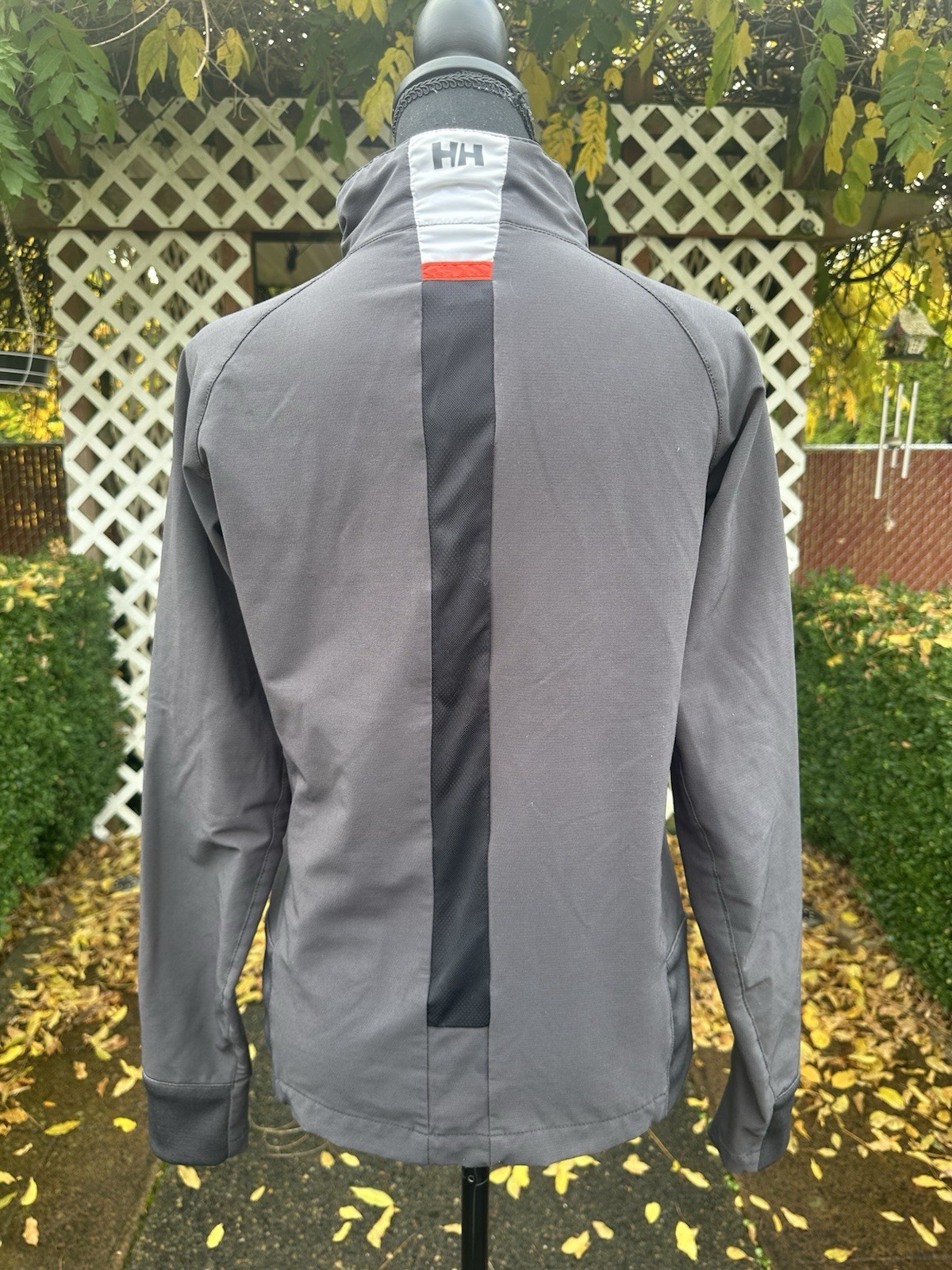 Helly Hansen Full Zip Up Gray Training Jacket Siz… - image 4