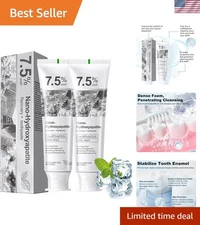 2-Pack Hydroxyapatite Toothpaste for Advanced Enamel Protection & Fresh Breath
