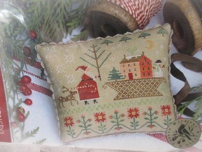 HTF With Thy Needle & Thread BASKETFUL OF WINTER TIME Ctd Cross Stitch Pattern