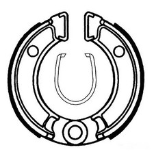 Bremsbacken vorne ohne Feder TRW MCS827 für Honda NCZ 50 Motocompo Bj. 1981