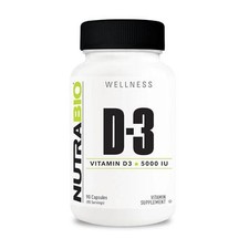 NutraBio Vitamin D (5000 IU), Immune Support ...