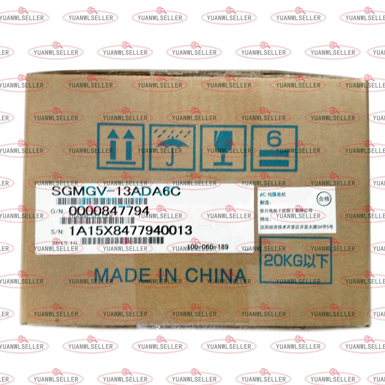 1PCS NEW Yaskawa SERVO MOTOR SGMGV-13ADA6C SGMGV13ADA6C