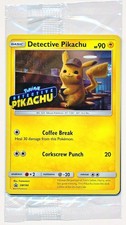 Pokemon Sun & Moon Black Star Promos Detective Pikachu Blu-Ray Holo Pack #SM190