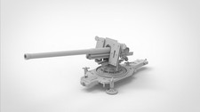 3D Printing 1/72 German 76.2mm Pak 36 r Anti-Tank Gun Unpainted