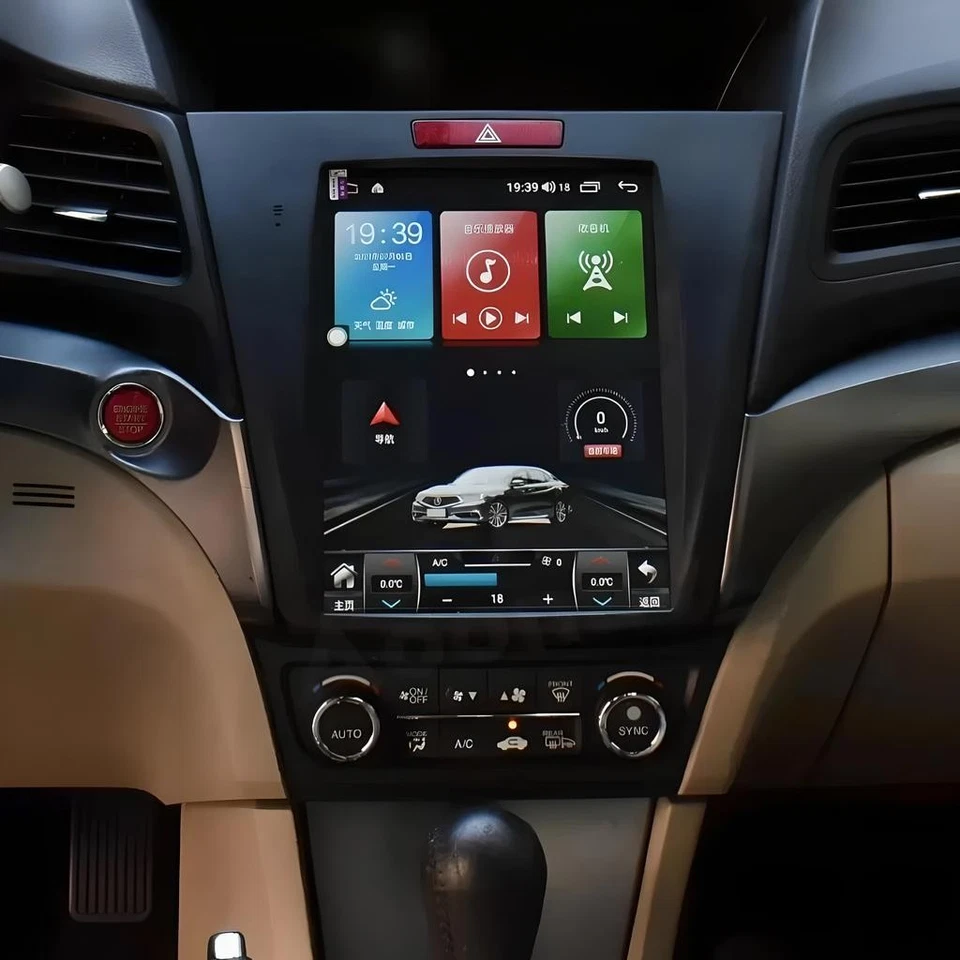 For Acura ILX 2013-2020 Android Car Stereo Radio Wireless CarPlay GPS Navigation - Image 4 of 4