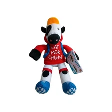 Chik-Fil-A Cow 9" Plush 2023 Summer Hiker Red Hoodie "Eat Mor Chikin"