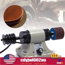 Electric Leather Edge Polishing Grinding Burnishing Machine Leather Tool 8000RPM