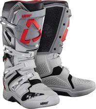 NEW Leatt 5.5 FlexLock Motocross MX Off-Road Dirt Bike Boots Forge Gray Size 8