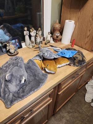 Lot Of Stingray Manta Ray Plush Stuffed Animal Toys Ocean Sea Animal