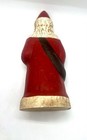 Hand Painted Primitive Fairfield Folk Art Santa Red Suit Chalkware Vintage 9” — photo 2