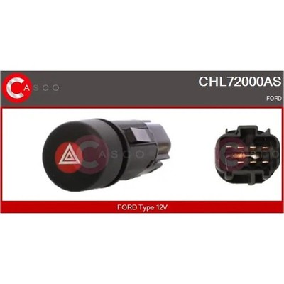 ORIGINAL  Casco CHL72000AS Warnblinkschalter passend für Ford TRANSIT Bus