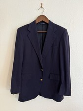 Polo Ralph Lauren Men's Vintage Navy Blazer Union Made 38R - Union Made in USA