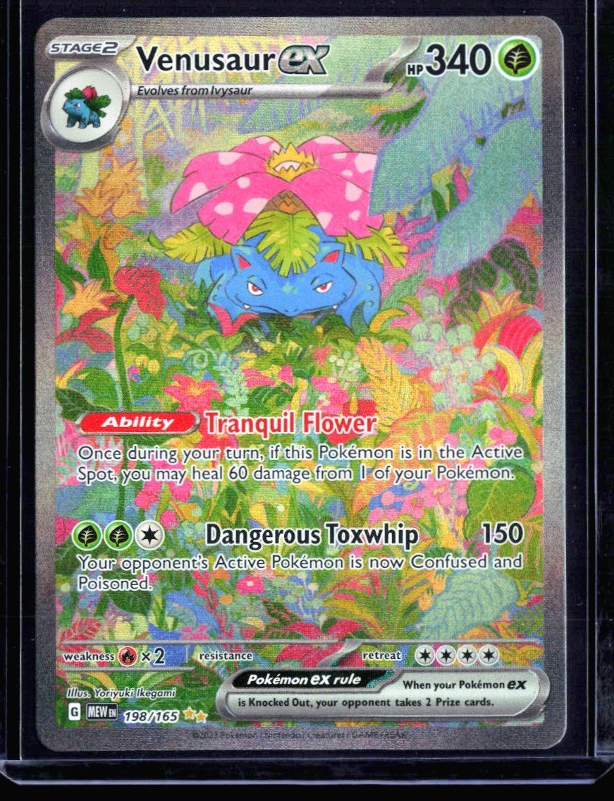 2023 Scarlet & Violet - 151 Venusaur ex #198 Special Illustration Rare Pokemon