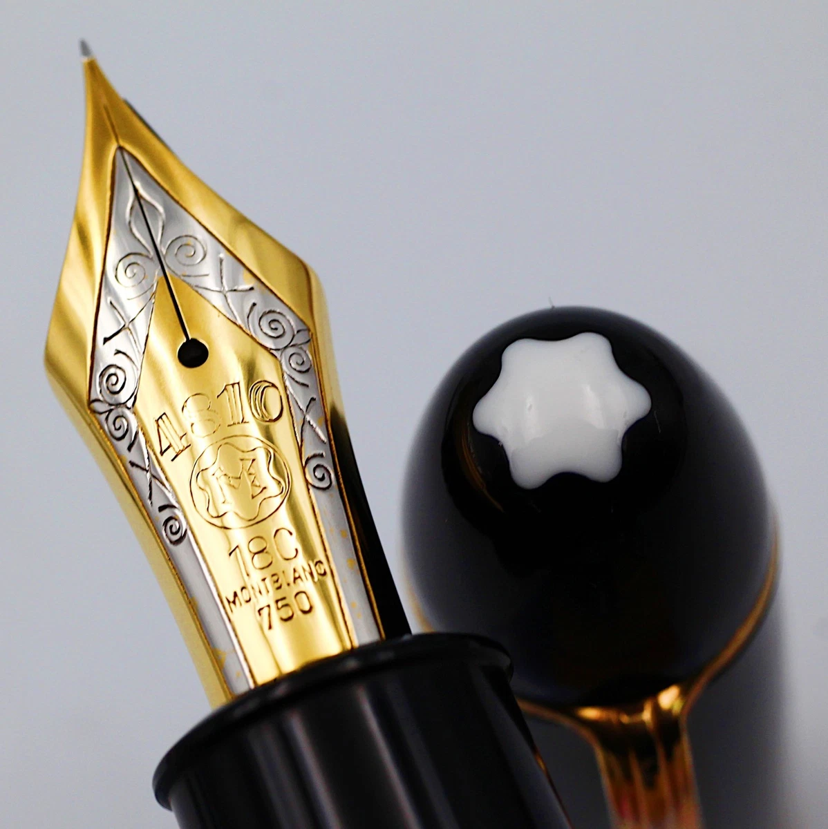 [Good Rare] Montblanc Meisterstuck 149 18C750 Fountain Pen EF Nib at 1960s
