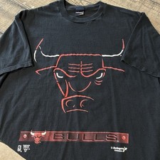Vintage 90s Swingster Chicago Bulls All Over Print AOP Graphic T-Shirt Men s XL