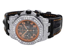 Mens 42 MM Audemars Piguet Royal Oak Offshore Volcano Diamond Watch (12.5 Ct) 5