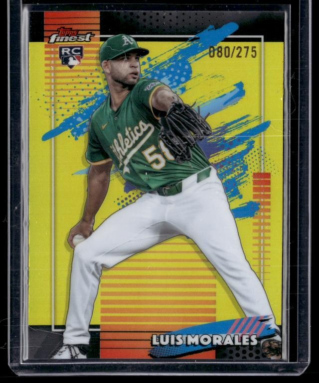 2026 Finest #144 Luis Morales Yellow Refractor #/275