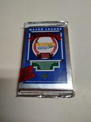 1989 Upper Deck High Series Unopened Pack #1 Ken Griffey Jr (Rookie) Factory