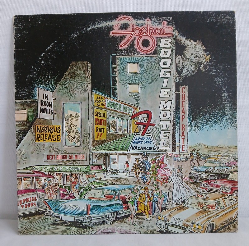 Vtg Foghat - Boogie Motel Vinyl LP - 1979 First Press - Bearsville BHS-6990