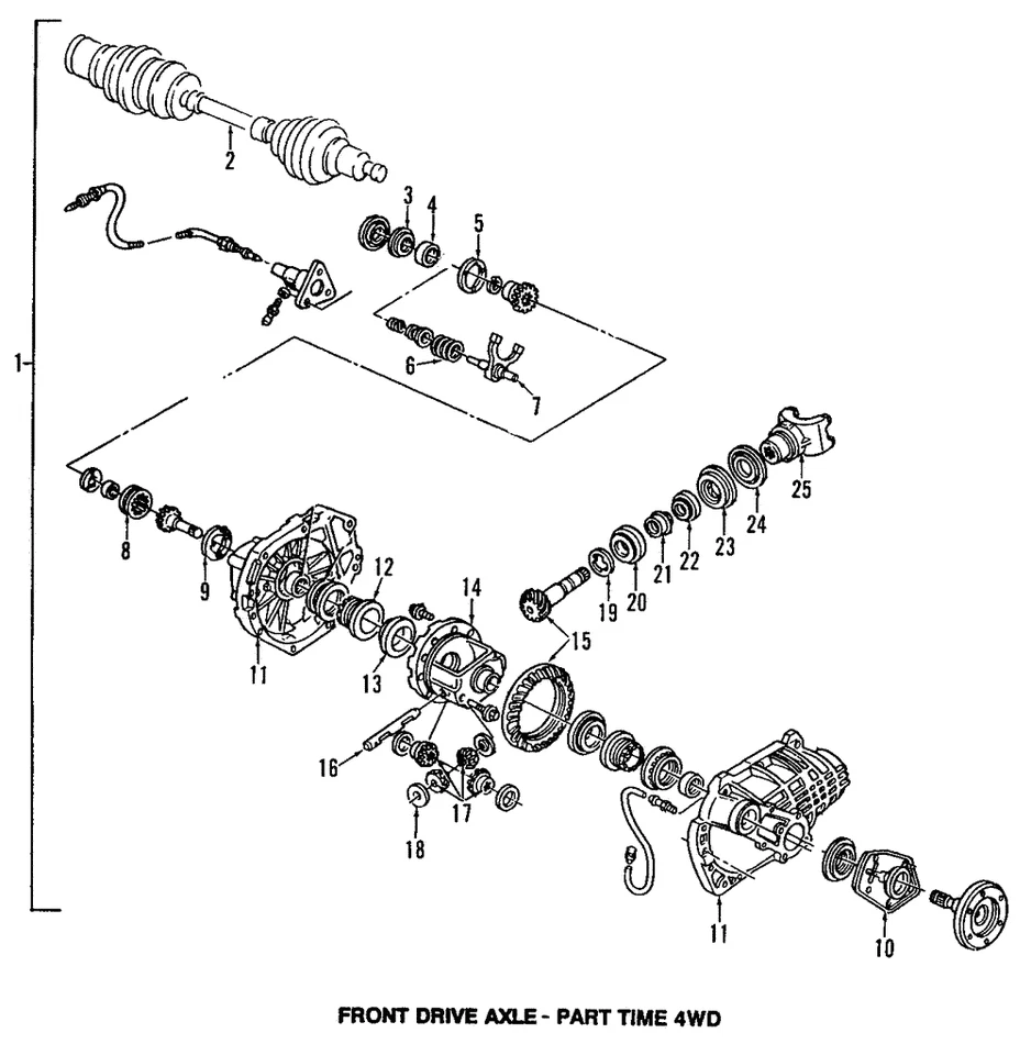 Carcasa de eje intermedio de tracción delantera genuina GM 12479081 Foto 2 de 2
