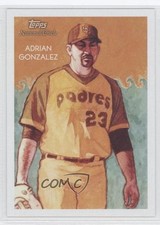 2010 Topps National Chicle Bazooka Back Adrian Gonzalez by Jeff Zachowski 0a1