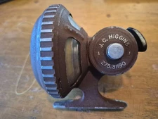 Vintage JC Higgins UFO Fishing Reel 275.31190 Rare good working condition canada
