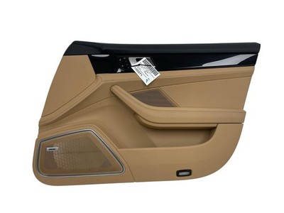 2017-2023 PORSCHE PANAMERA FRONT RIGHT INNER DOOR TRIM PANEL COVER LUXOR BEIGE