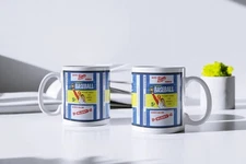 Baseball 1955 Bowman's Waxpack Wrapper Printed Coffee Mug 11oz New