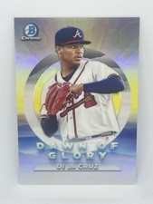2020 Bowman Chrome #DG-3 Jasseel De La Cruz Dawn Of Glory Chrome Refractor
