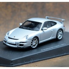 AUTOart 1:43 Porsche 911 997 GT3 White Silver Collectible Car