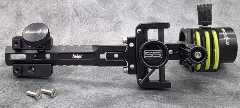 Sword Judge Pro Single Pin (.019) w/ Light & Upgraded Stainless Steel Hardware 