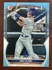 Max Clark 1st 2023 Bowman Draft Prospects Sky Blue /499 #BD-76 Detroit Tigers