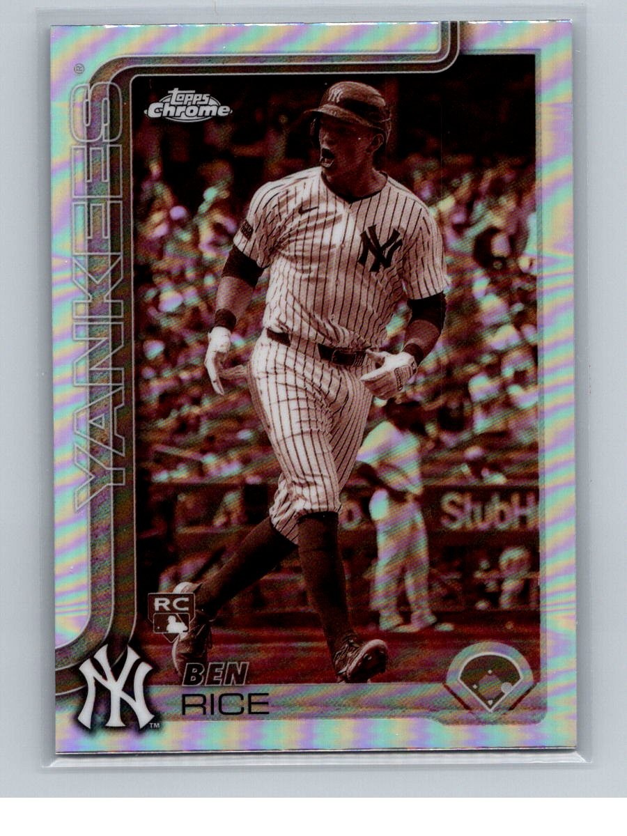 2025 Topps Chrome #139 Ben Rice Sepia Refractors