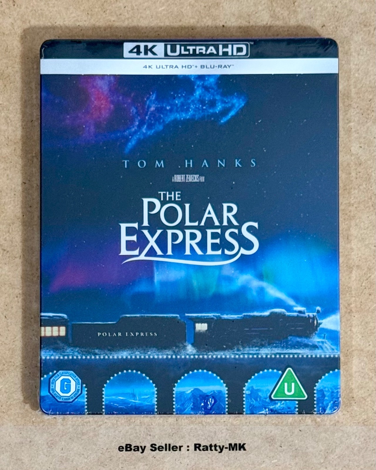 THE POLAR EXPRESS - UK EXCLUSIVE 4K + BLU RAY STEELBOOK - NEW & SEALED (READ)