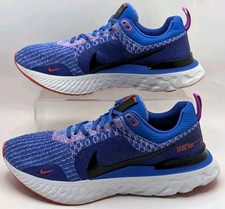 Nike React Infinity Run Flyknit Blue Pink Women's Running Shoes Size 9 EXCELLENT