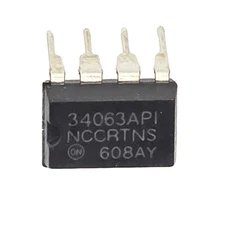 2x ON Semiconductor MC34063API MC34063 1.5 Amp Switching Voltage Regulator DIP-8