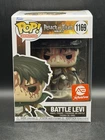 Funko Pop Animation Attack on Titan Battle Levi AE EXCLUSIVE #1169 W/ Protector