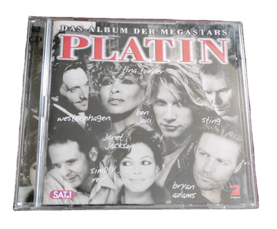 Platin Das Album Der Megastars 1996 2 CD Set Bon Jovi, Tina Turner, Bryan Adams