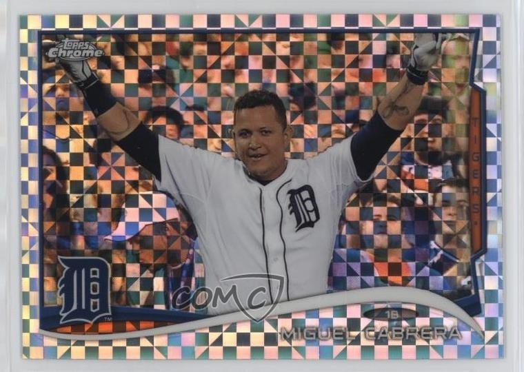 2014 Topps Chrome X-Fractor Miguel Cabrera #220 0e5c