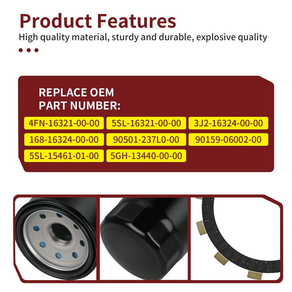 Kit de placas de acero de fricción de embrague para Yamaha YZF R6 2003-2005 YZF R6S FZ6 04-2009 Foto 2 de 4