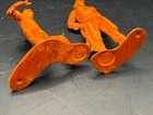 1960s Topper Toys Service Station Orange Attendants Figures LOT of 2 — photo 3