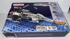 Erector Meccano Multimodels Flight: Jet 10 Models Real Metal 6024808 Open Box