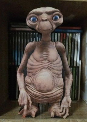 SELTENE und ERHABENE GROSSE FIGUR SILHOUETTE von E.T. DER AUSSERIRDISCHE