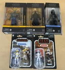 Hasbro Star Wars The Black Series & The Vintage Collection Five Figure Lot