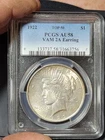 1922-P Peace Dollar VAM 2A (Earring) LDS PCGS AU-58