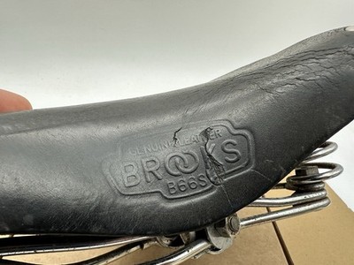Selle de vélo vintage brooks b66 * selle de vélo en cuir