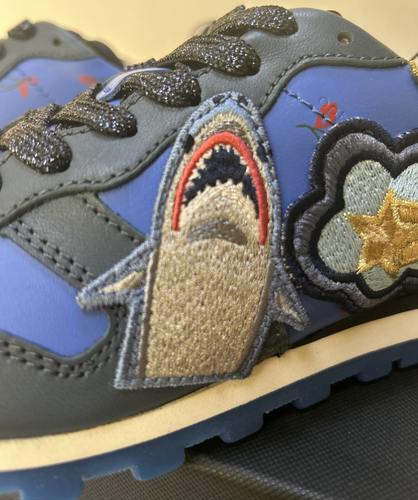 ๐ผ๐ฆ Coach C125 ๐ผ๐ฆ Size 5.5 ๐ผ Runner With Sharky Patches Sneaker Shoes ๐ผ SR - Picture 7 of 15